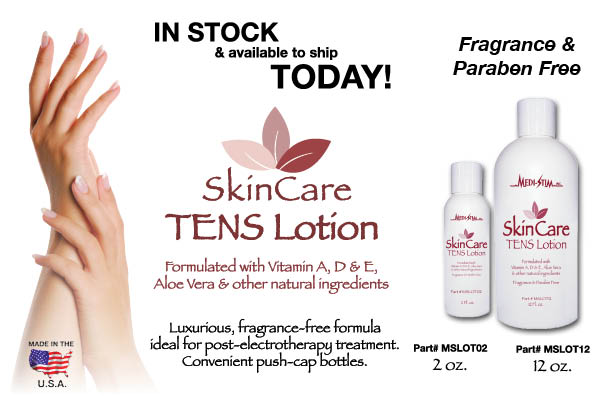 Skincare TENS Lotion, comparable to Covidien TENS Lotion